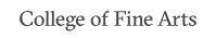 College of Fine Arts College of Fine Arts Logo